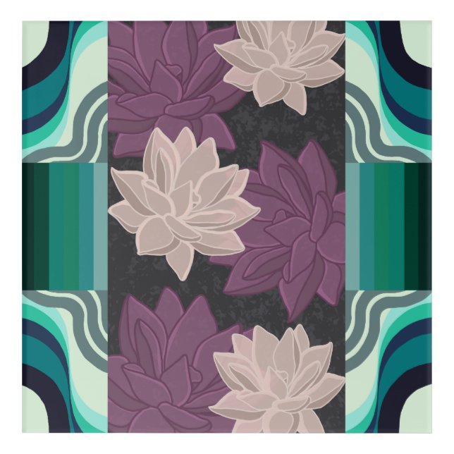 Lovely Lotus Acrylic Print (Front)