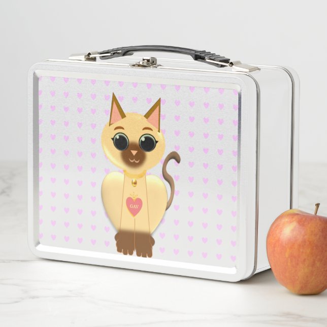 Lovely lunch box with cat (In Situ)