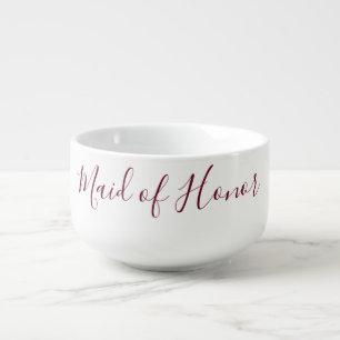 Lovely Maid of Honor Soup Mug