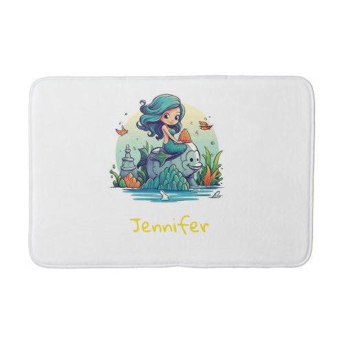 Lovely Mermaid Bath Mat