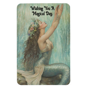 Lovely Mermaid Flexible Photo Magnet