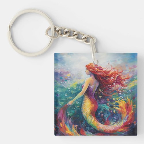 Lovely Mermaid  Keychain