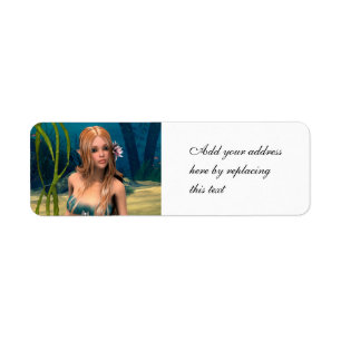 Lovely Mermaid Label