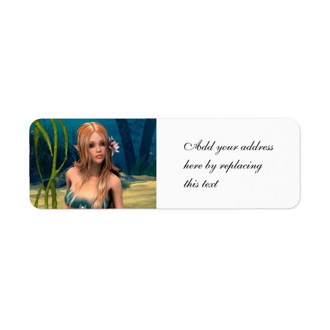 Lovely Mermaid Label (Front)