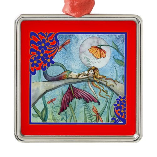 Lovely Mermaid Ornament by Molly Harrison