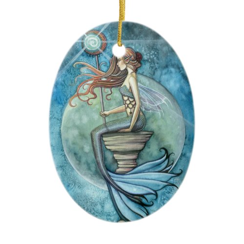Lovely Mermaid Ornament Jade Moon