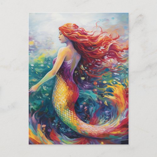 Lovely Mermaid Postcard