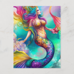 Lovely Mermaid Postcard