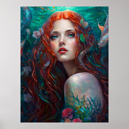 Lovely Mermaid  Poster