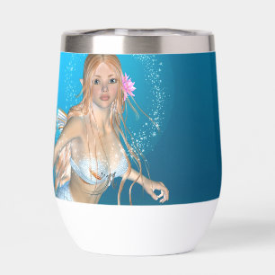 Lovely Mermaid Thermal Wine Tumbler