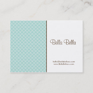 LOVELY MINT CALLING CARD