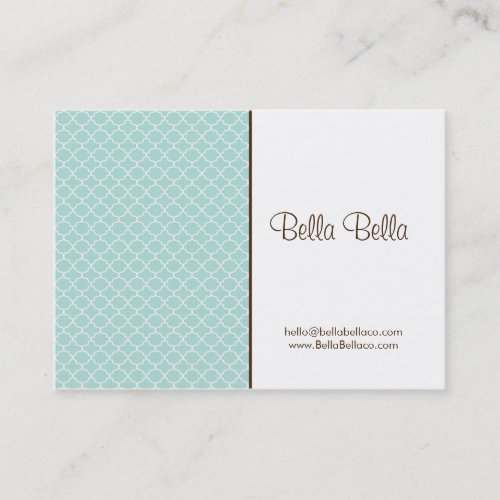 LOVELY MINT CALLING CARD BUSINESS CARD TEMPLATES