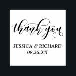 Lovely Modern Calligraphy Wedding Thank You Self-inking Stamp<br><div class="desc">Whimsical and elegant address stamp featuring thank you modern calligraphy. This will be perfect in addressing wedding thank you cards and other events.</div>
