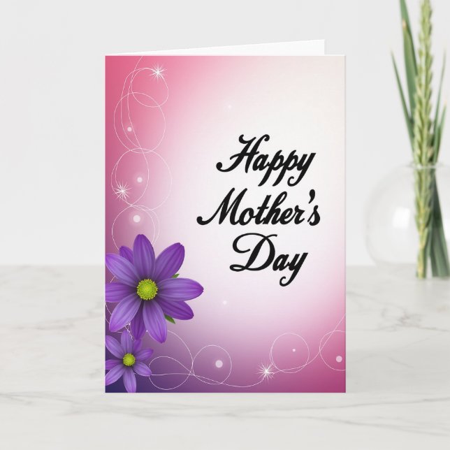 Lovely Mom Celebration Card (Front)