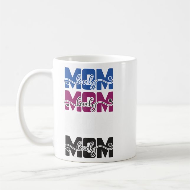 Lovely Mom Coffee Mug (Left)