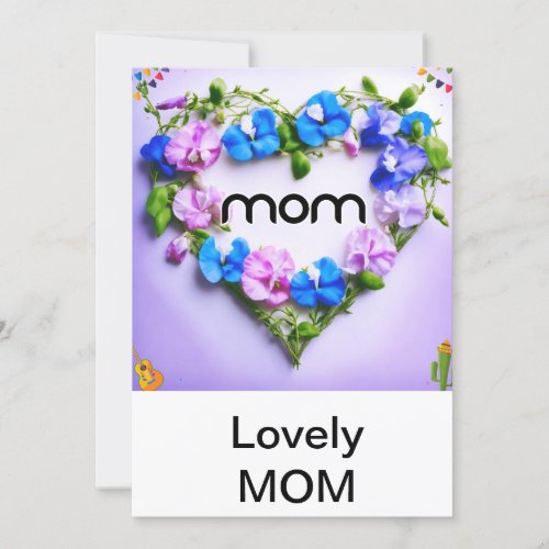 Lovely MOM for everyone  Holiday Card