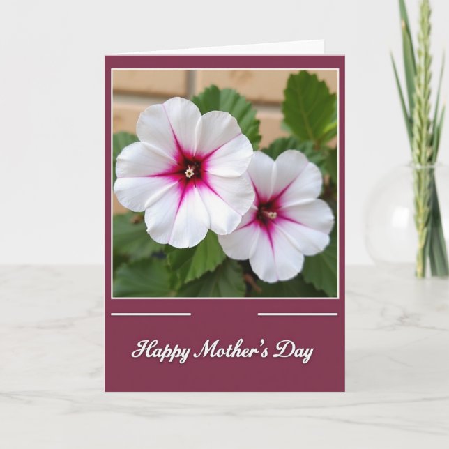 Lovely Moms Day Petals Card (Front)