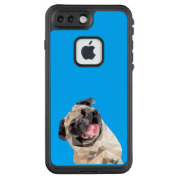 Lovely mops dog LifeProof FRĒ iPhone 7 plus case