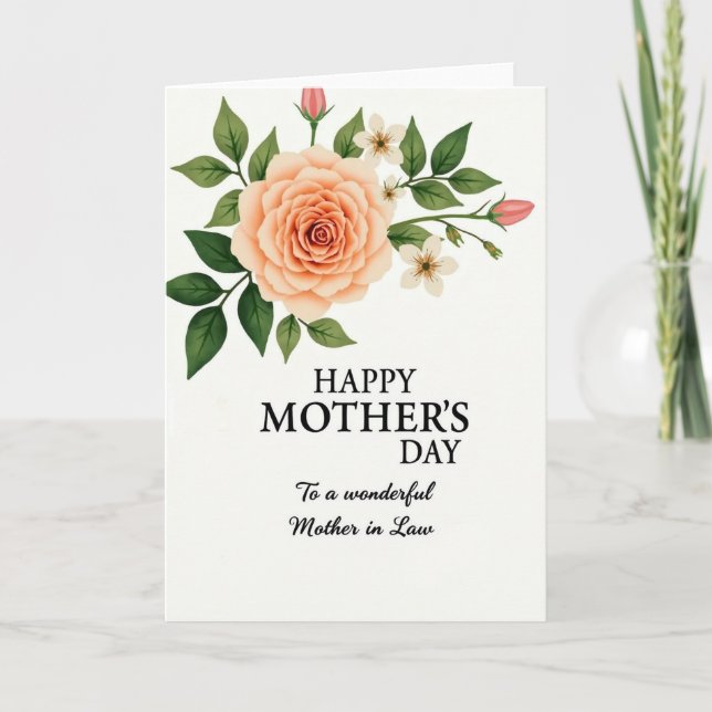 Lovely Mother In Law Card (Front)