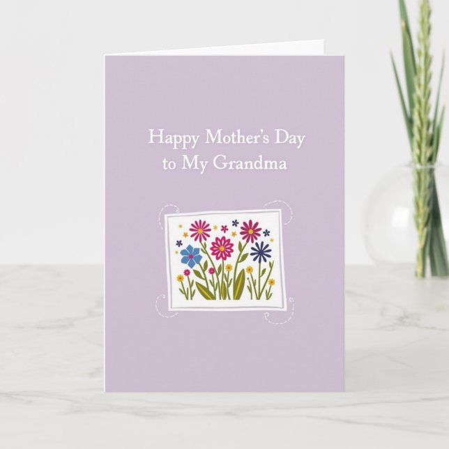Lovely Mothers Day Asterisk Card (Front)