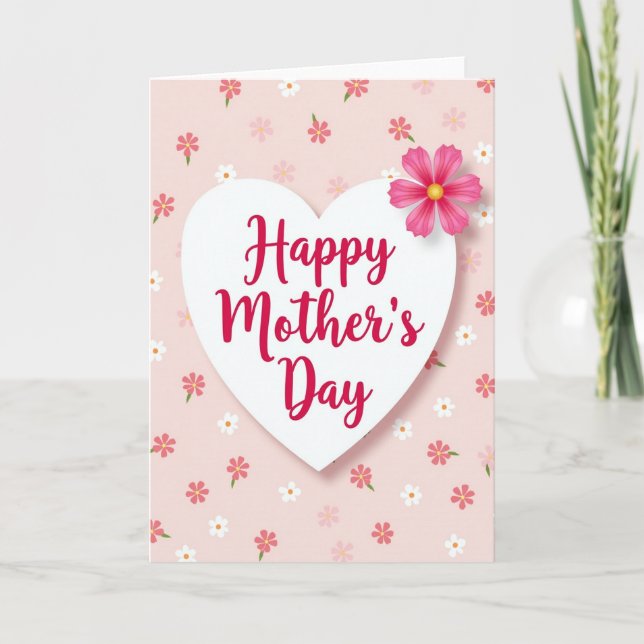 Lovely Mothers Day Graphic Card (Front)