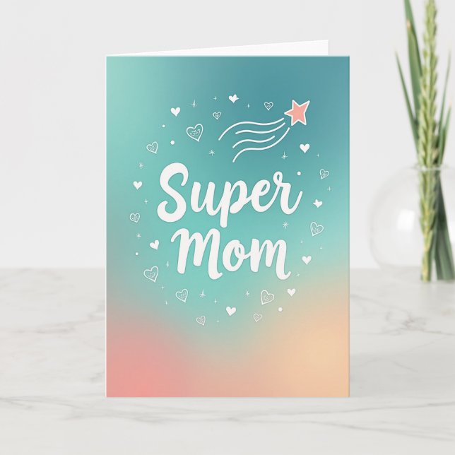 Lovely Mothers Day Heart Card (Front)