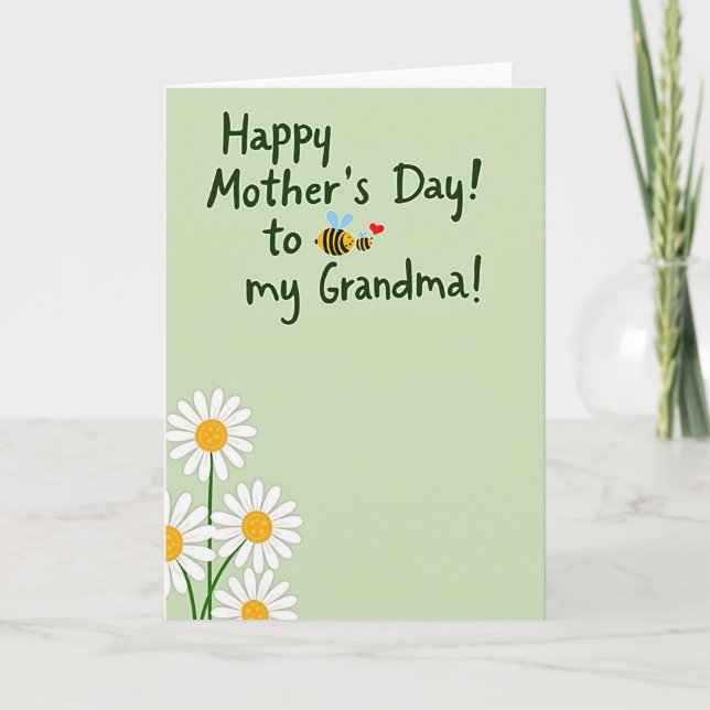 Lovely Mothers Day Insects Card (Front)