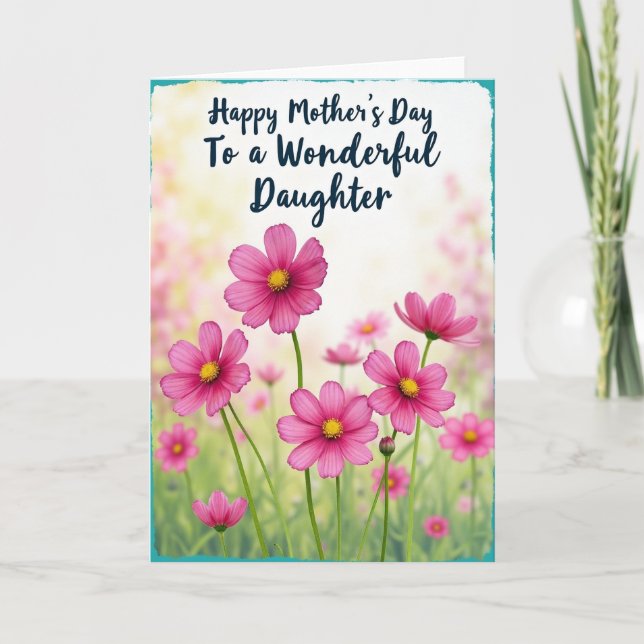 Lovely Mothers Day Message Card (Front)