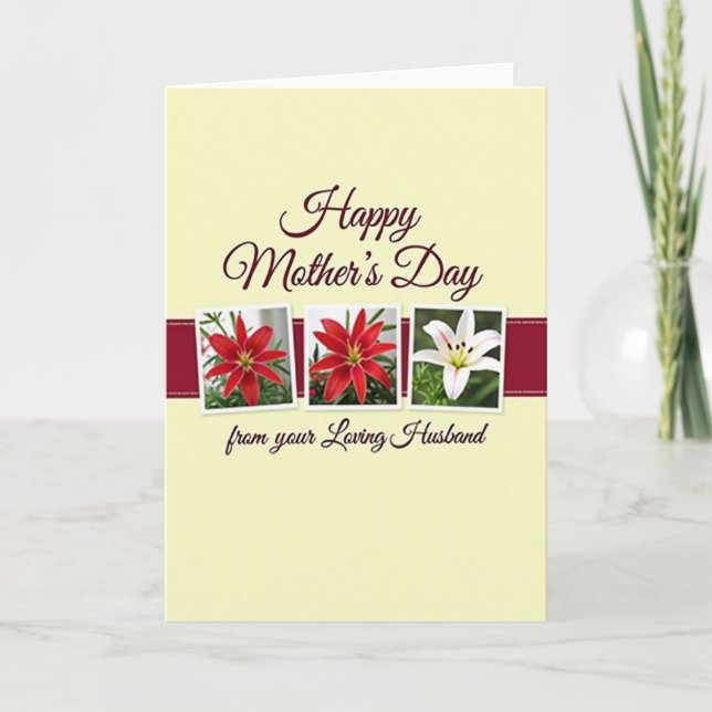 Lovely Mothers Day Nature Card (Front)