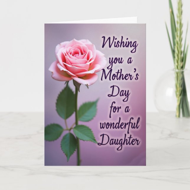 Lovely Mothers Day Petals Card (Front)