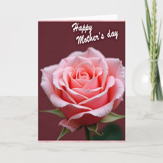 Lovely Mothers Day Photo Card (Front)