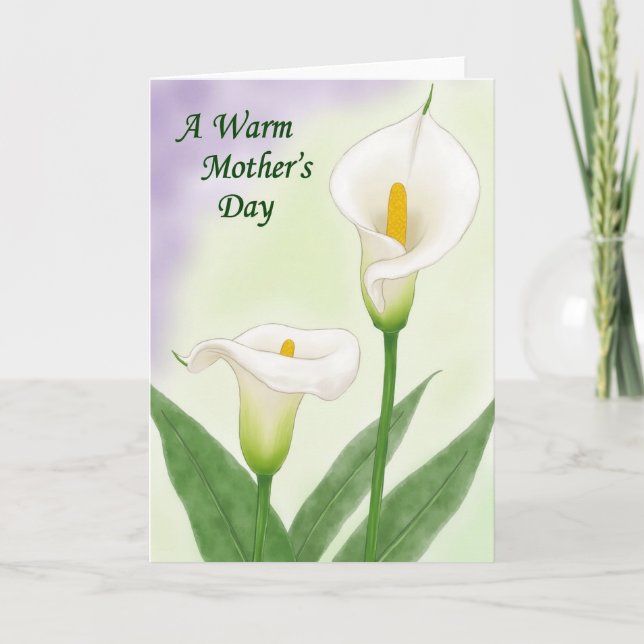 Lovely Mothers Day Scene Card (Front)