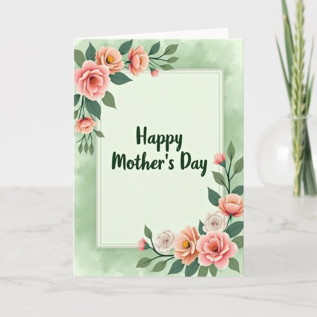 Lovely Mothers Day Spring Card (Front)
