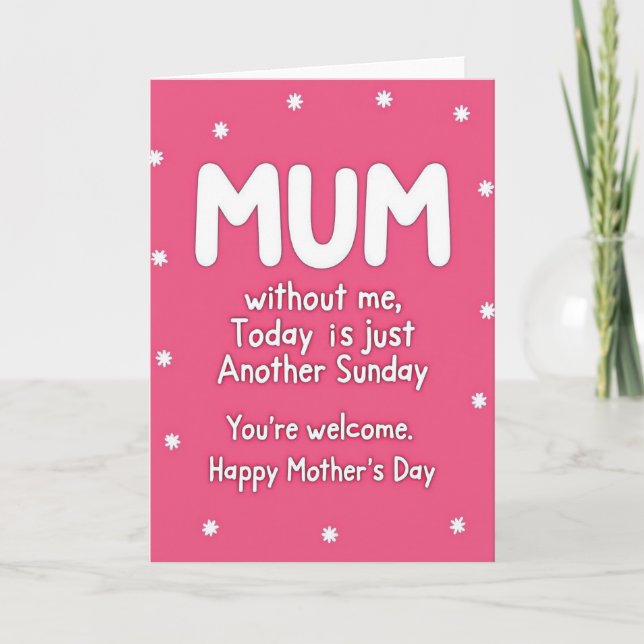 Lovely Mothers Day Star Card (Front)