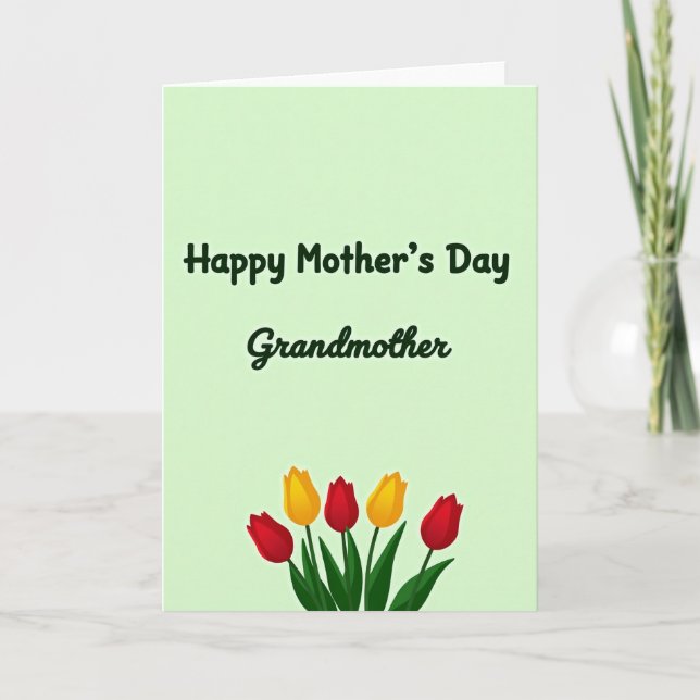 Lovely Mothers Day Text Card (Front)
