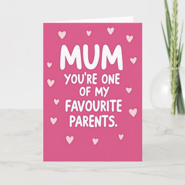 Lovely Mum Mothers Day Card (Front)
