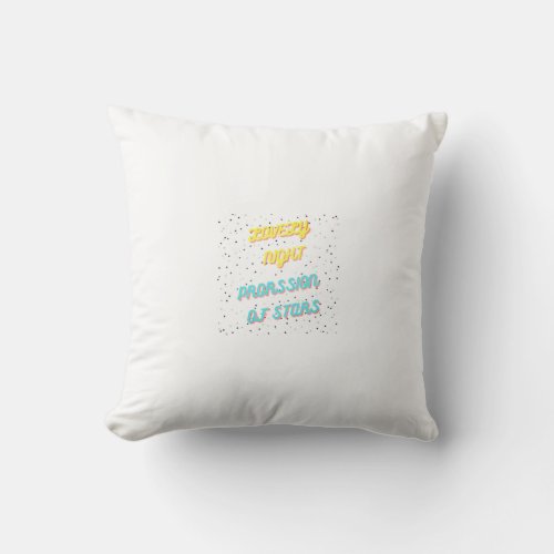 Lovely night procession of stars throw pillow