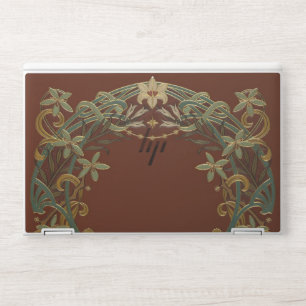 Lovely Nouveau Floral With Lily HP Laptop Skin
