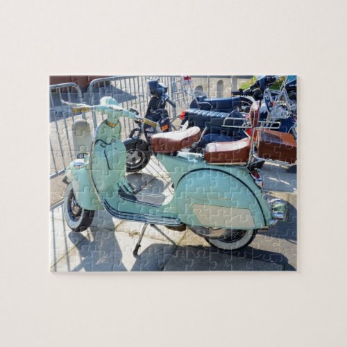 Lovely Old Scooter Jigsaw Puzzle