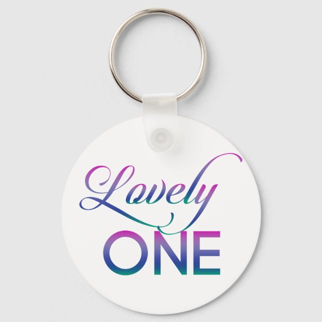 Lovely One Keychain (Front)