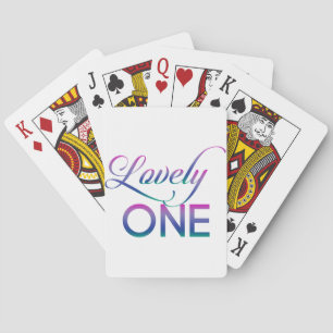 Lovely One Poker Cards