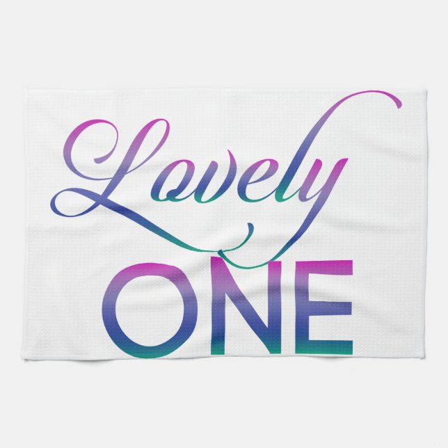 Lovely One Towel (Horizontal)