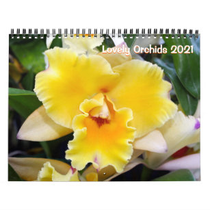 Lovely Orchids 2021 Calendar