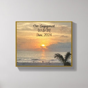Lovely, Our Engagement Canvas