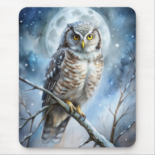 Lovely Owl Mouse Pad