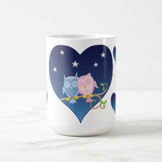 Lovely Owls couple mug