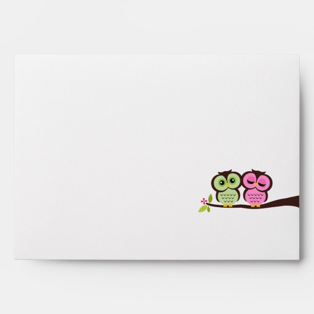 Lovely Owls Envelopes (Front)