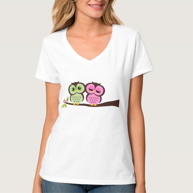 Lovely Owls T-Shirt (Front)