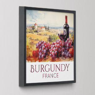 Lovely Painted Vineyard Personalized Peel And Stick Photo Tile