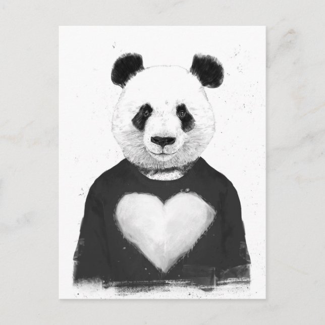 Lovely panda postcard (Front)